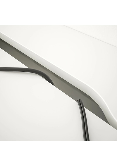 Beyaz 100x48 Cm Sade Ve Akıllı Tasarım Çalışma Masası Beyaz Beyaz 100x48 Cm Sade Ve Akıllı Tasarım Çalışma Masası Beyaz