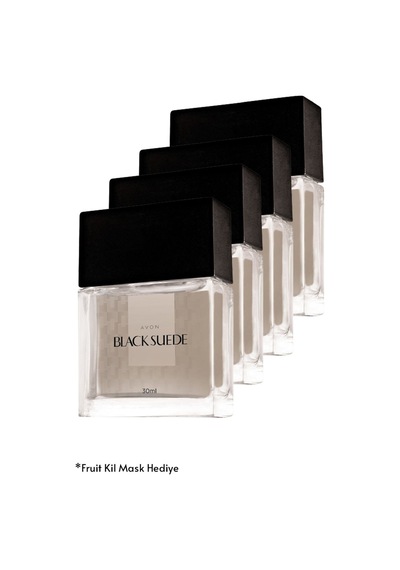 Parfüm Black Suede Edt 30 Ml Erkek Parfümü X 4 Adet Odunsu