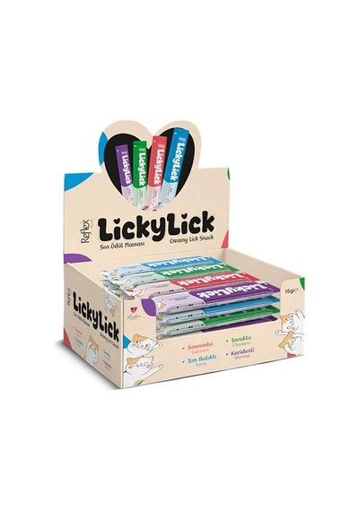 Ayrex Reflex Plus Lickylick Kedi Sıvı Ödül Maması 15g X 72 Adet