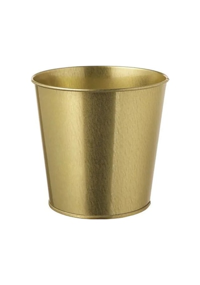 Ikea Daıdaı, Dekoratif Çelik Saksı, Pirinç Rengi, 12 Cm