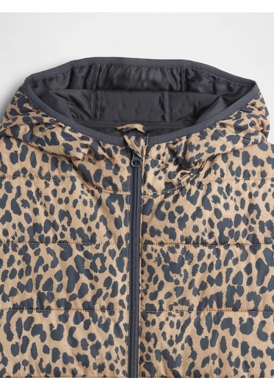 Gap V-frch Lw Logo Puffer Mont Çok Renkli