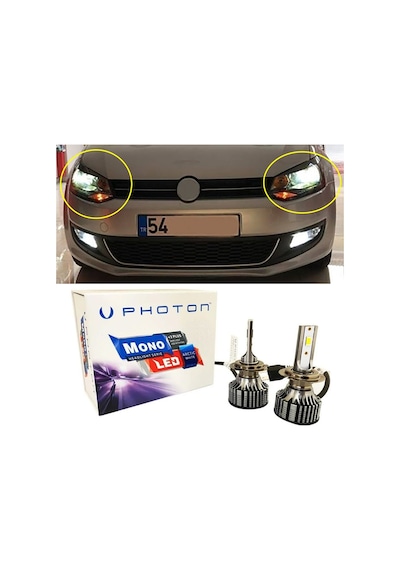Vw Polo Mk5 Led Xenon Uzun Far Ampulü H7 Mono Yeni Seri Beyaz 2009-2017