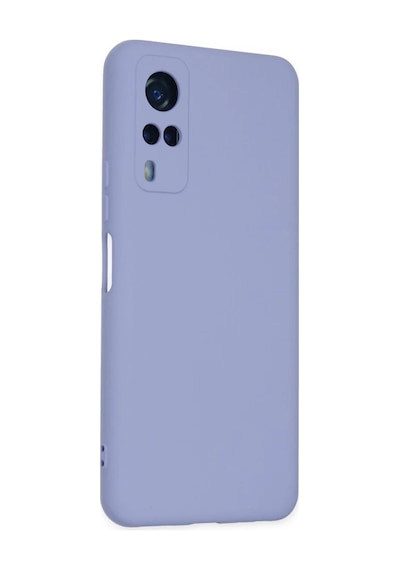 Vivo Y53s Uyumlu Kılıf Nano İçi Kadife Silikon - Lila