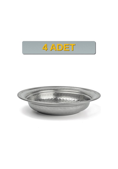 Binbir Trend 15 Cm Yanaklı Krom Çelik Cacık Ve Çorba Kasesi 270 Ml Lokanta, Restoran Ve Ev Tipi Kase -kase1511 4 Adet