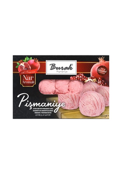 Burak Pişmaniye Nar Aromalı Pişmaniye 250 G - 5 Adet Tarı