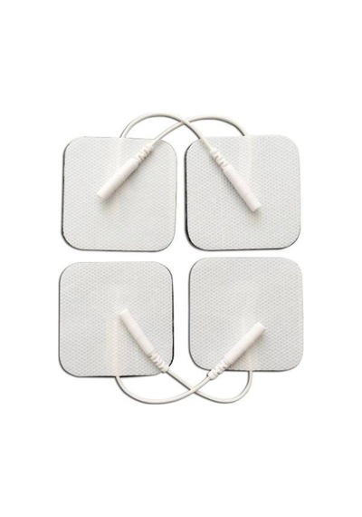 Kablolu / Soketli Elektrot 5 5 Cm Tens Cihazı Pin Girişli Elektrod , 1 Paket 4 Adet