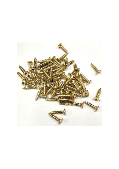 Sarı 1000 Adet Klips Vidası 2,3x9,5 Mm Yhb, İthal - Konik Başlı Kutu Ayak, Askı, Mini Vida Diğer