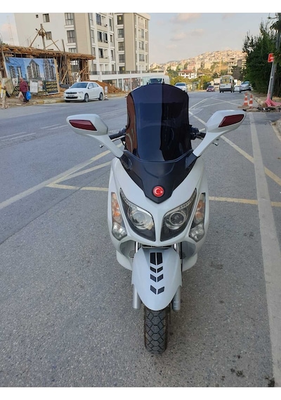 Motocam Sym Gts Evo 250 Ön Cam 2006-2015 Model 53cm Siyah Renkli 4mm