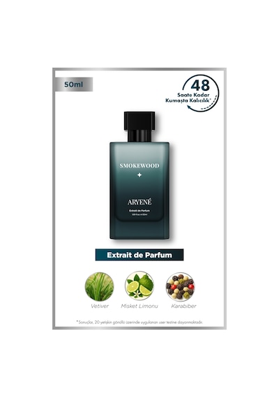 Aryene Smokewood Debut Erkek Parfüm 50 Ml Odunsu