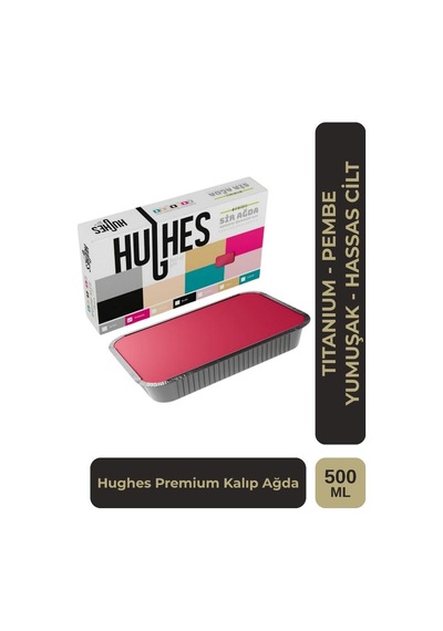 Hughes Profesyonel Kalıp Ağda 500 Ml Titanium Titanyum
