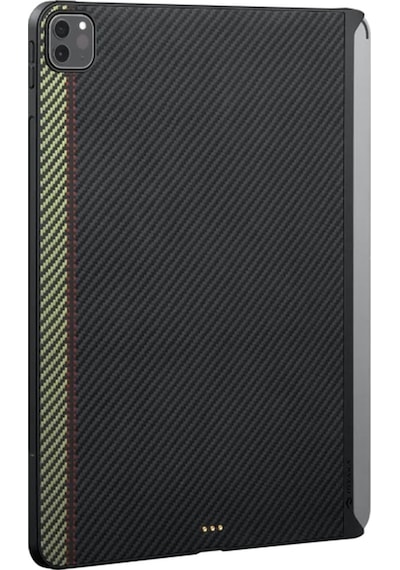Apple Uyumlu iPad  Pro 11 2020 2.nesil Kılıf Aramid Fiber Pitaka Ultra-slim Classic Serisi Siyah-yeşil