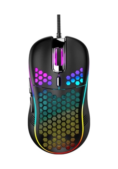 Rgb Led Işıklı Oyuncu Mouse Gaming 800-2400 Dpi 0 Oyun Mouse Mat Siyah Diğer