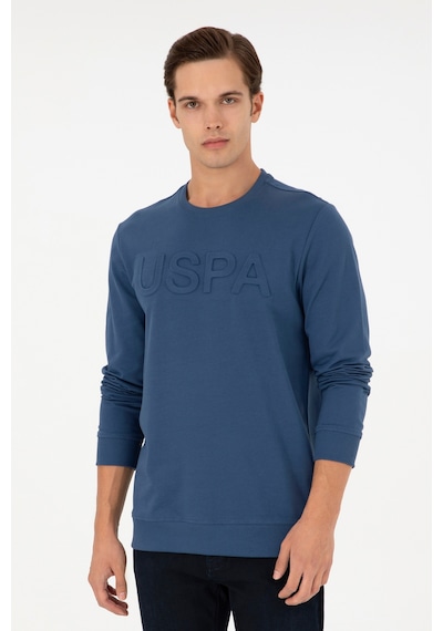 U.s. Polo Assn. Erkek İndigo Sweatshirt 50289058-vr028 Indigo
