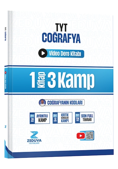 Zeduva Yayınları Coğrafyanın Kodları Tyt Coğrafya 1 Kitap 3 Kamp