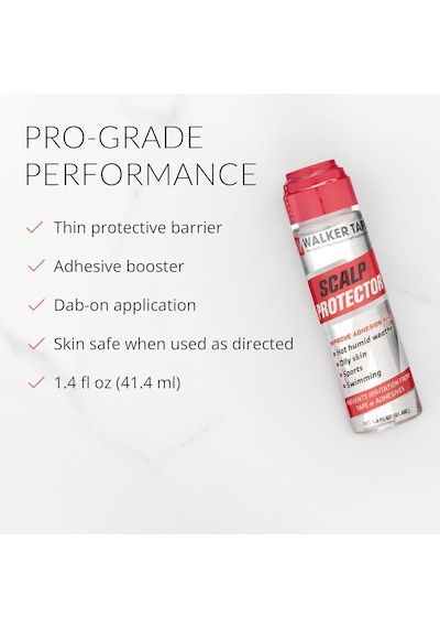 Walker Tape Scalp Protector Thick Protez Saç Uygulaması İçin Ter Önleyici 1.4 Fl Oz 41.4ml