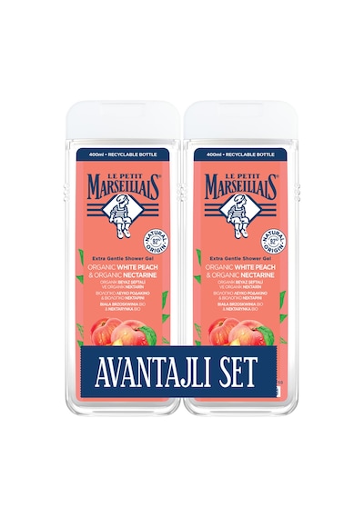 Le Petit Marseillais Şeftali Duş Jeli 2x400 Ml 2 Adet Diğer