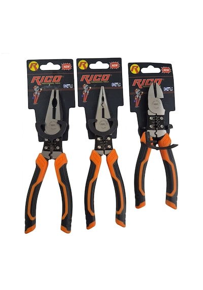 Rico Multi Pense Seti Çok Fonksiyonlu Pense Kargaburun Yankeski Pense