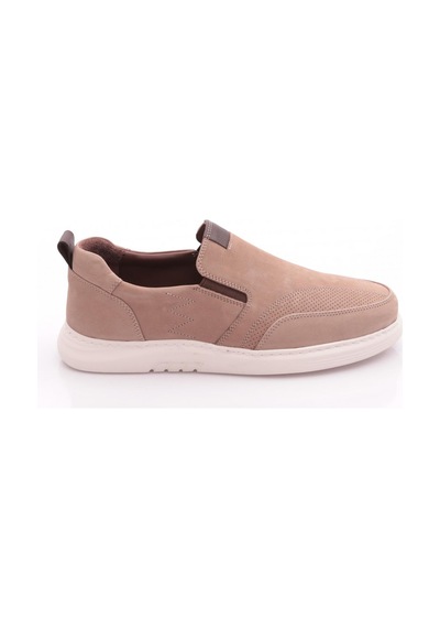 Dgn 6151 Erkek Yani Lastikli Sneaker Ayakkabi Gri Nubuk