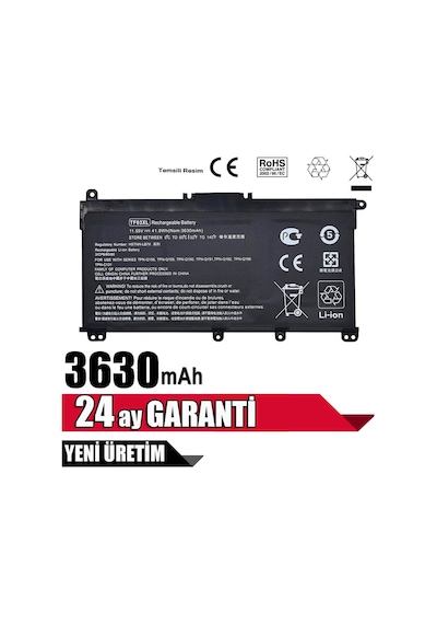 HP Pavilion Uyumlu 15-Cc. 15-Cd. 15-Ck Batarya Pil Tf03Xl