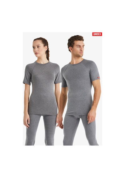 Blackspade Vücuda Oturan İçlik Unisex Termal Tişört Bisiklet Yaka, 2. Seviye Isı Koruma-9258 Gri Melanj Blackspade Vücuda Oturan İçlik Unisex Termal Tişört Bisiklet Yaka, 2. Seviye Isı Koruma-9258 Gri Melanj