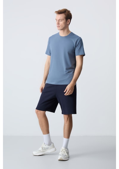 Air Jones Tommy Life Lacivert Pamuklu Kalın Yumuşak Dokulu Standart Fit Basic Erkek Şort - 81275 Lacivert Air Jones Tommy Life Lacivert Pamuklu Kalın Yumuşak Dokulu Standart Fit Basic Erkek Şort - 81275 Lacivert