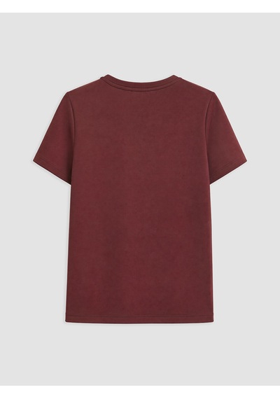 Lcw Everyday Bordo Soft Touch Kadın Tişört