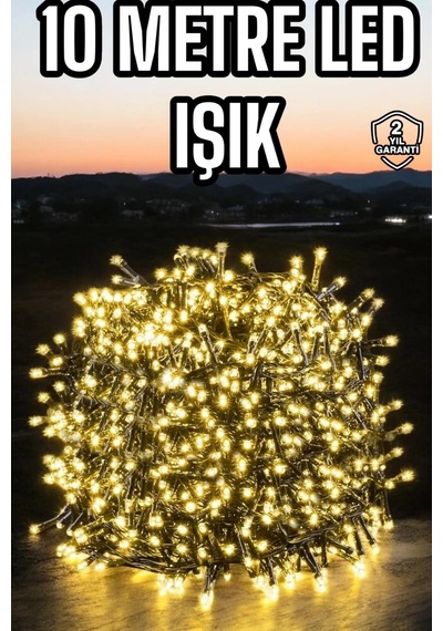 Ers Led Işık 10 Metre Gün Işığı Parlak Ve Doğal Ağaç Süsleme Diğer