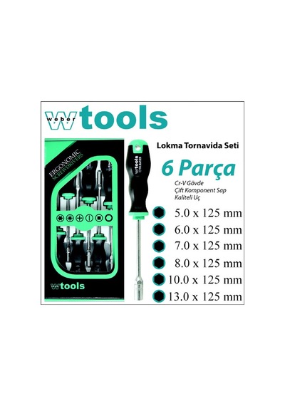 Weber Tools Lokma Tornavida Seti 6 Parça