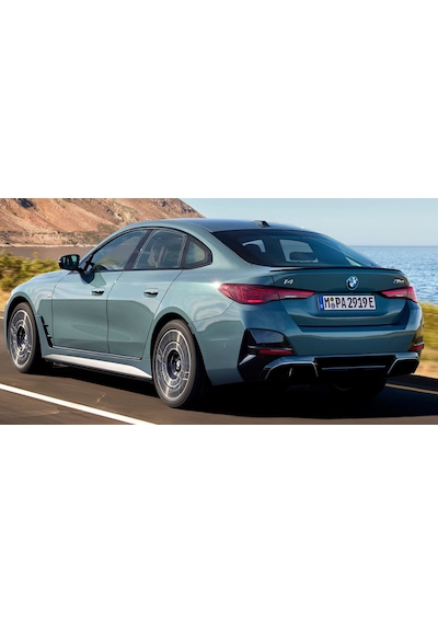 Dk Tuning İ4 Bagaj Mavi Gri Abs Yazı Logo Arma Bmw İle Uyumlu Bagaj Arma