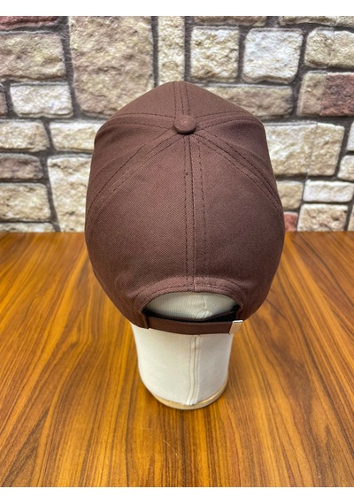 Hamze Ny New York Nakış Pamuk Unisex Beyzbol Cap Şapka Kahverengi