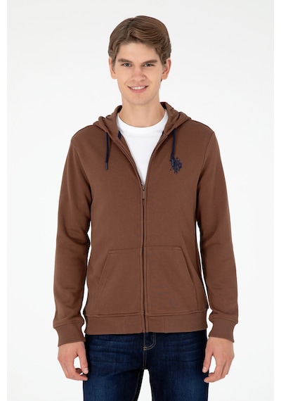 U.s. Polo Assn. Erkek Kahverengi Sweatshirt 50295147-vr029 Kahverengi