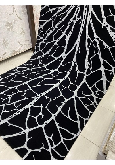 Saray Halı Vizyon 11145 B 200X300 Siyah Gri Ağaç Modeli 6 M2 Halı