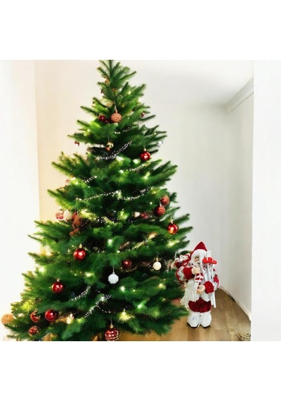T.concept Dekoratif Zilli Noel Baba Yılbaşı Figürü 30 Cm 240471/30
