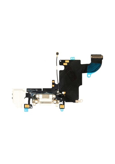 Apple Uyumlu iPhone 6S Kulaklık Soketli Şarj Soketli Film Beyaz