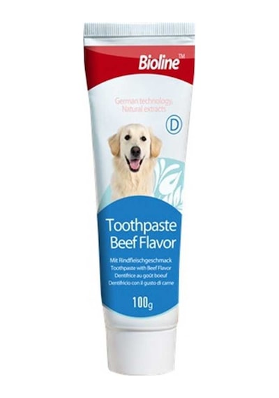Bioline Biftek Aromalı Köpek Diş Macunu 100 G