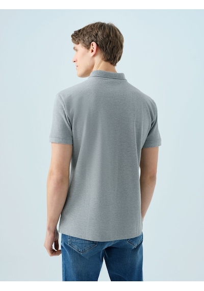 LOFT Regular Fit Erkek Polo K.kol Lf2036745 Q1.v1 Gri Melanj