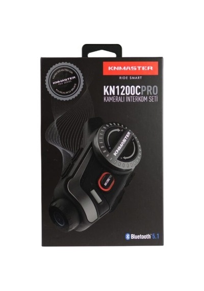 Knmaster Kn1200c Kameralı Motosiklet Bluetooth Intercom Kulaklık Seti