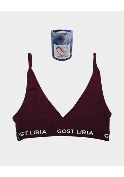 Gost Liria Calm Bralet Bordo Bordo