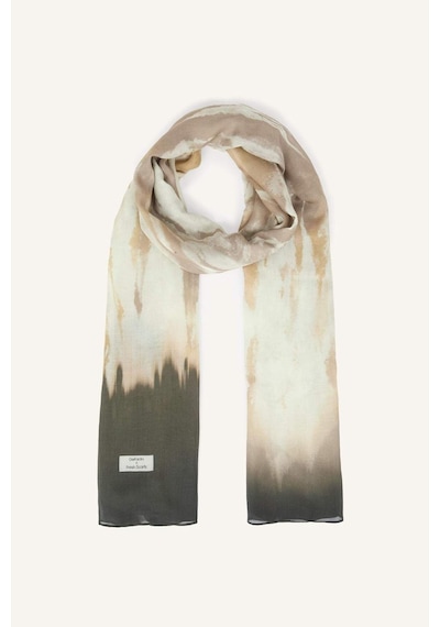 Defacto Fresh Scarfs X Defacto Earthy Batik Keten Karışımlı Şal I1744ax26smkr1 Çok Renkli-kr1