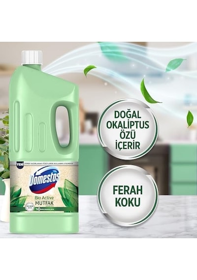 Bio Active Çamaşır Suyu Mutfak Maksimum Hijyen 1850 Ml 0.75 LT - 2.5 LT - 12 KG