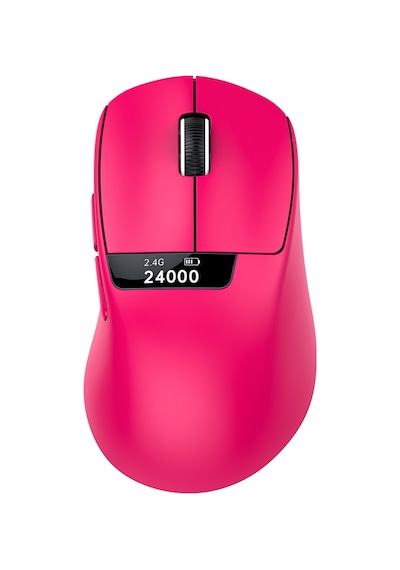 A7 Üç Mod Kablosuz Fare Hafif Paw3311 Oyun Bt Ekran Fare Rgb Şarj Standı Fare İle Diğer