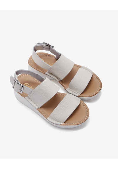 Clarks Velhill Strap Kadın Beyaz Sandalet 26170824 Beyaz