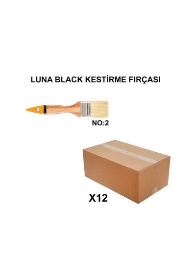 Kestirme Fırça No 2 - 12 Adet Set, Yüksek Kalite Fırçalar