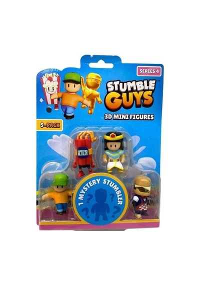 Stumble Guys Seri 4 5'li Mini Figür Mr.stumble