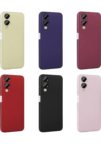 Vivo Uyumlu Y17s Kılıf Zore Esnek Mat Premier Silikon Kapak
