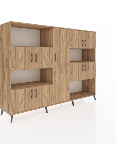 Hyperion Dolap 10 Raflı 9 Kapaklı 220x44x163 Çam-çam Çam-çam Hyperion Dolap 10 Raflı 9 Kapaklı 220x44x163 Çam-çam Çam-çam