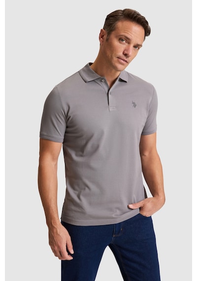 U.s. Polo Assn. Erkek Gri Tişört Basic 50324938-vr024