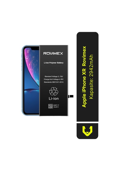 Apple Apple iPhone  Uyumlu   Uyumlu  Xr Batarya Pil - 2942 Mah