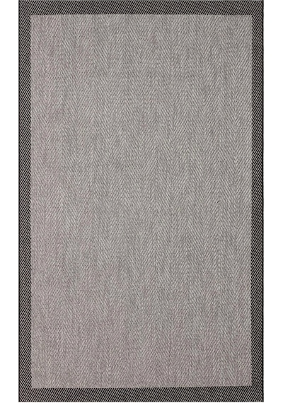 Eko Halı Mono Mno 02 Dark Grey Kaymaz Tabanlı Kilim