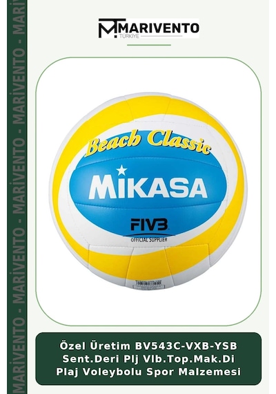 Özel Üretim Bv543c-vxb-ysb Sent.deri Plj Vlb.top.mak.di Plaj Voleybolu Spor Malzemesi Çok Renkli